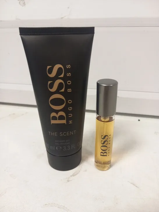 HUGO BOSS THE SCENT SHOWER GEL AND EAU DE TOILETTE SET