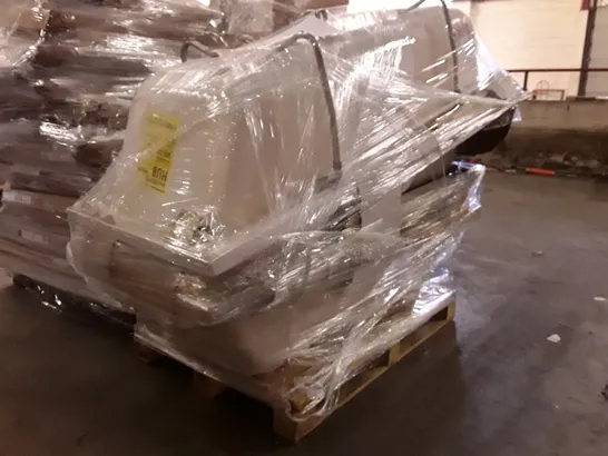 PALLET OF APPROXIMATELY 4 BATHTUBS 