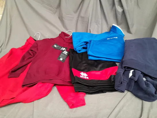 LARGE BOX OF ASSORTED ERREA CLOTHING ITEMS IN VARIOUS SIZES AND COLOURS