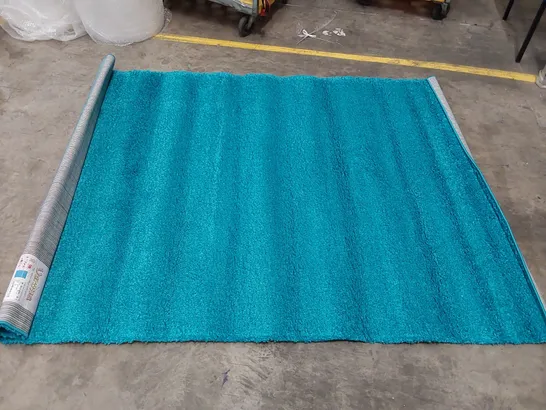 VERONA TUFFED TEAL AREA RUG // 160 X 230CM