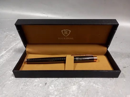 RUCKSTUHL STAINLESS STEEL LUXURY PEN IN GIFT BOX