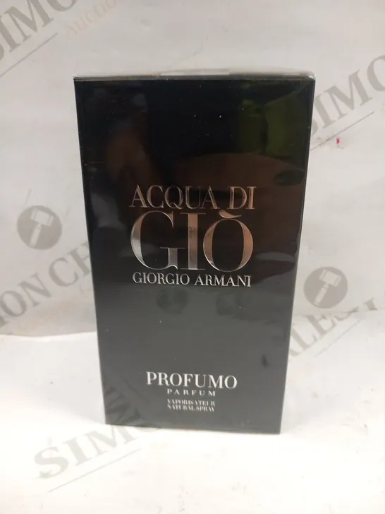 BOXED AND SEALED GIORGIO ARMANI ACQUA DI GIO PROFUMO 125ML