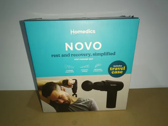 BOXED HOMEDICS NOVO MINI MASSAGE GUN