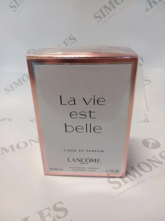 BOXED AND SEALED LANCÔME "LA VIE EST BELLE" EAU DE PARFUM 50ML 