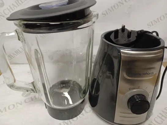 MORPHY RICHARDS TOTAL CONTROL GLASS TABLE BLENDER