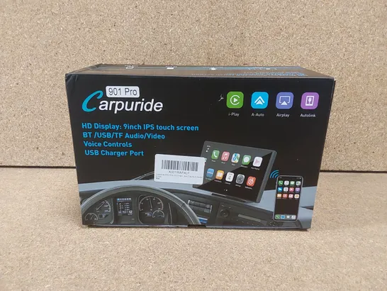 BOXED CARPURIDE W901PRO CARPLAY WIRELESS PORTABLE 9INCH SCREEN