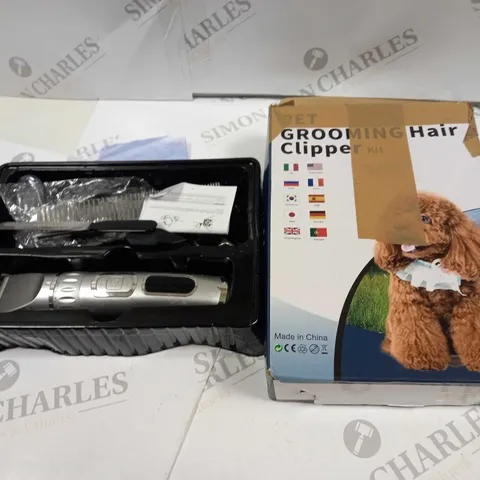 PET GROOMING HAIR CLIPPER KIT 