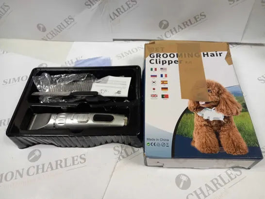 PET GROOMING HAIR CLIPPER KIT 