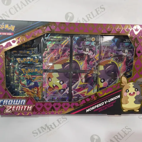 POKÉMON TRADING CARD GAME CROWN ZENITH MORPEKO V-UNION PREMIUM PLAYMAT COLLECTION