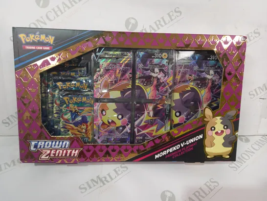 POKÉMON TRADING CARD GAME CROWN ZENITH MORPEKO V-UNION PREMIUM PLAYMAT COLLECTION