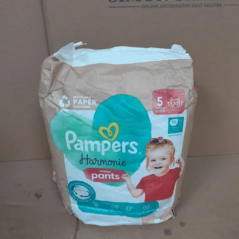 PAMPERS HARMONIE NAPPY PANTS - SIZE 5 