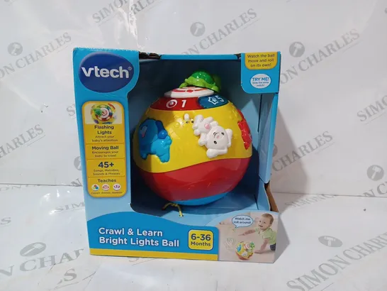 BOXED VTECH CRAWL & LEARN BRIGHT LIGHTS BALL