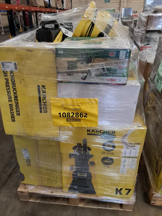 PALLET OF APPROXIMATELY 21 UNPROCESSED RAW RETURN HOUSEHOLD AND ELECTRICAL GOODS TO INCLUDE;