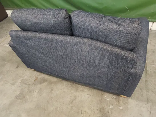 DESIGNER FABRIC UPHOLSTERED SMALL 2 SEATER SOFA