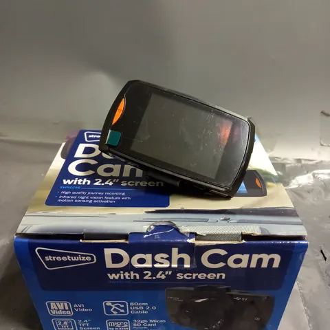 STREET WISE DASH CAM WITH 2.4 SCREEN 