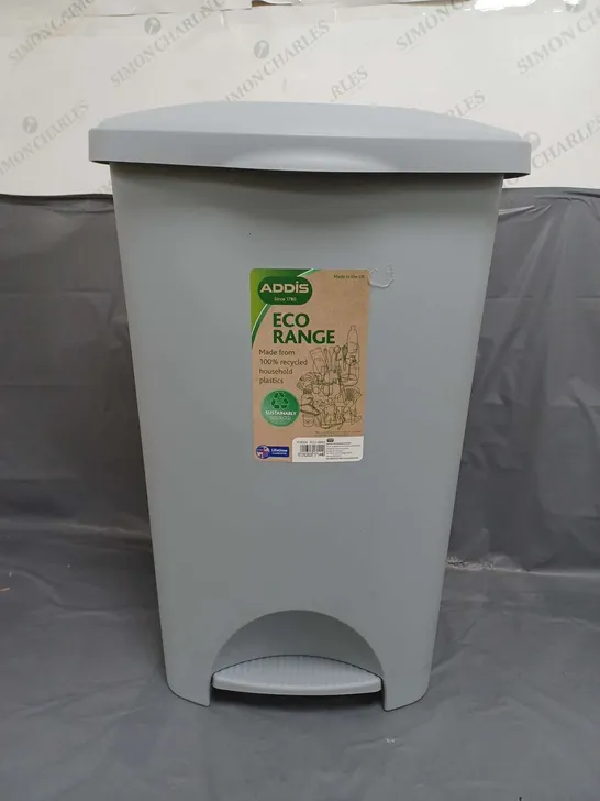 ADDIS ECO RANGE 50-LITRE PEDAL BIN 518358 ECO GREY 