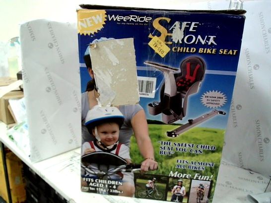 WEE RIDE SAFE FRONT CHILD SEAT BIKE  ATTACHMENT 