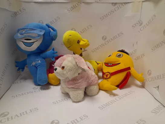 APPROXIMATELY 5 BRAND NEW ASSORTED SOFT TOYS