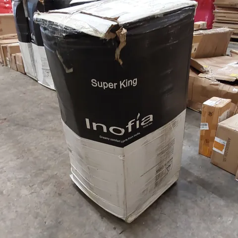 BRAND NEW BOXED INOFIA SUPER KING MEMORY FOAM MATTRESS TOPPER (1 BOX)