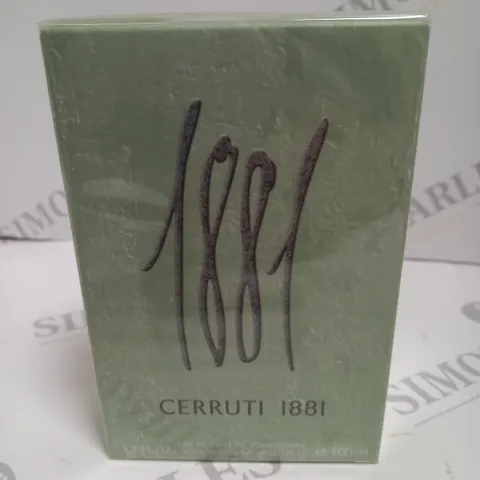 BOXED AND SEALED 1881 CERRUTI EAU DE TOILETTE 100ML