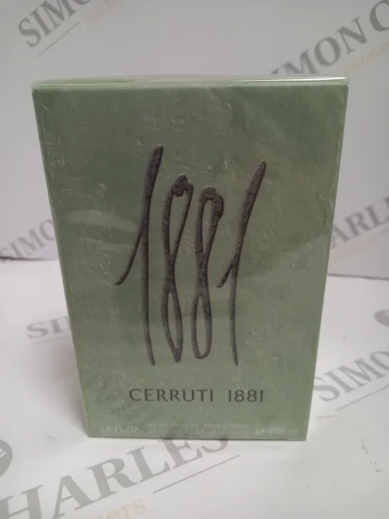 BOXED AND SEALED 1881 CERRUTI EAU DE TOILETTE 100ML