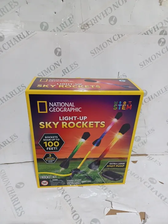 NATIONAL GEOGRAPHIC LIGHT UP SKY ROCKETS 