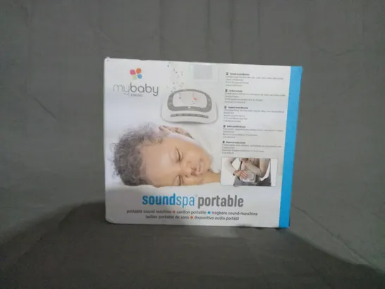 BOXED HOMEDICS MYBABY PORTABLE SOUND MACHINE 