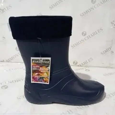 BLUE WATERPROOF PLASTIC BOOTS