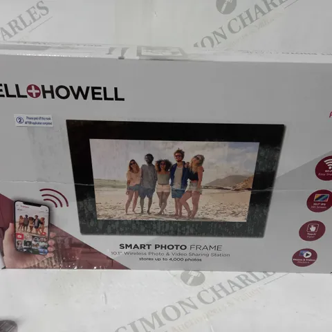 BOXED BELL & HOWELL SMART PHOTO FRAME 10.1" BHDPF101