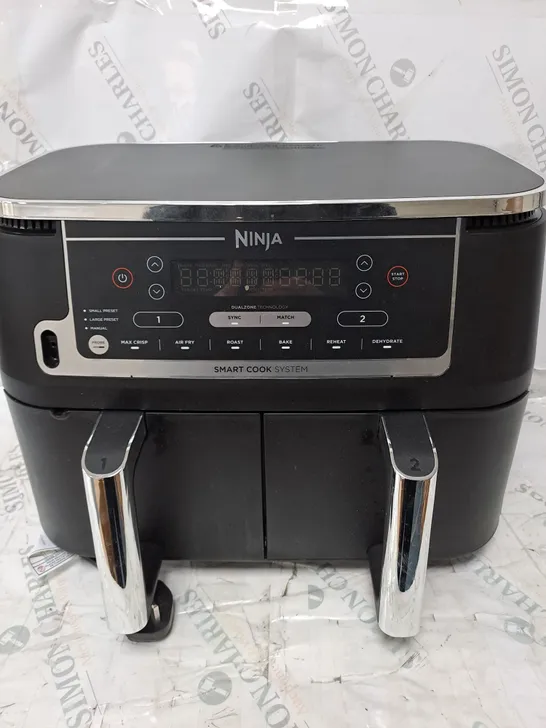 BOXED NINJA FOODI MAX 9.5L DUAL ZONE AIRFRYER AF451UK