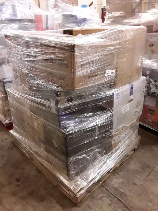 PALLET OF APPROXIMATELY 12 UNPROCESSED RAW RETURN HOUSEHOLD AND ELECTRICAL GOODS TO INCLUDE;