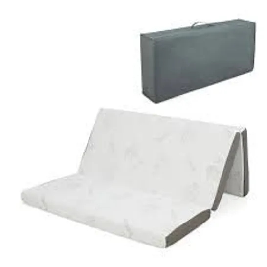 BOXED COSTWAY TRIFOLD COOL GEL 10 MEMORY FOAM MATTRESS - SIZE: L