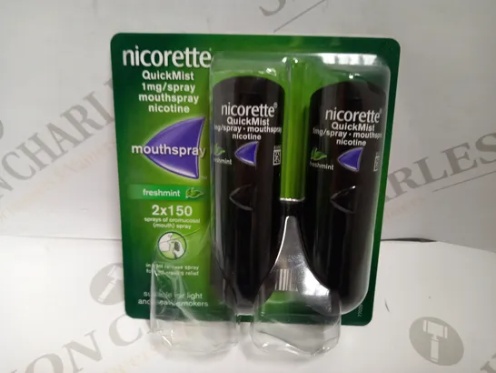 NICORETTE QUICKMIST 1MG MOUTHSPRAY FRESHMINT DUO – 150 SPRAYS