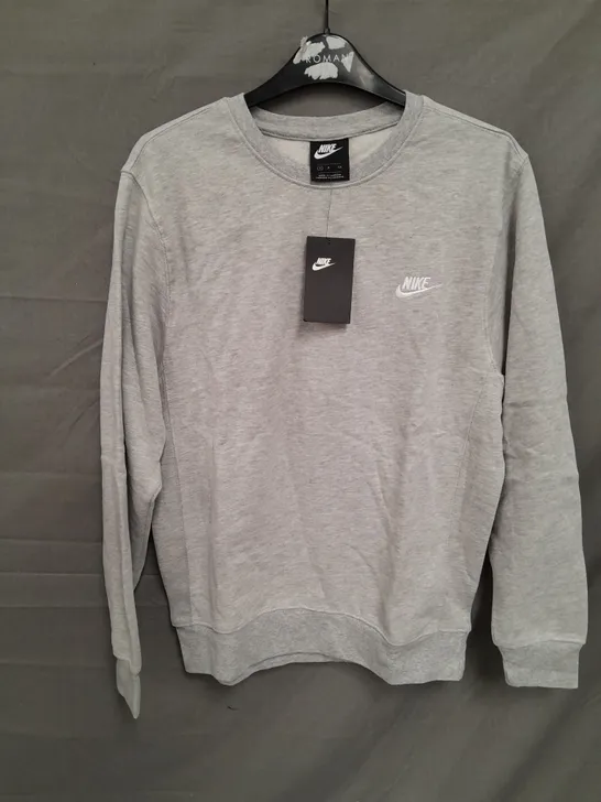 NIKE MENS SWEATSHIRT GREY SIZE S 