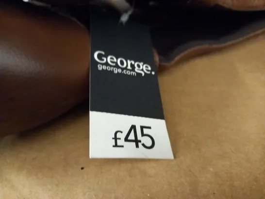 PAIR OF GEORGE BROWN HIGH BOOTS - UK 5