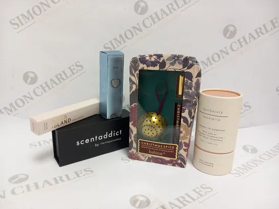 5 ASSORTED FRAGRANCES TO INCLUDE; HABITAT, RIVER ISLAND AND SCENTADDICT