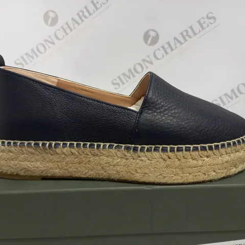 BOXED HOBBS ALICIA ESPADRILLE IN NAVY - SIZE 3