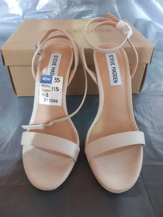 BOXED STEVE MADDEN WORDLY BONE SYNTHETIC OCCASION SIZE 3