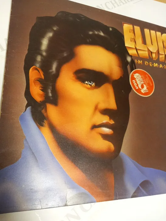 5 ASSORTED ELVIS VINYL RECORDS TO INCLUDE; LET'S BE FRIENDS, EASY COME, EASY GO, HE WALKS BESIDE, IN DEMAND AND MOODY BLUES