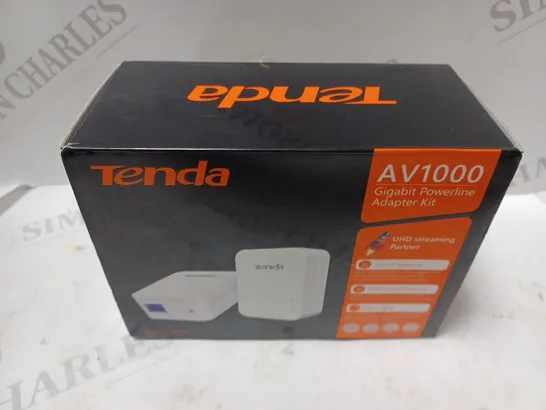BOXED TENDA AV1000 GIGABIT POWERLINE ADAPTER KIT