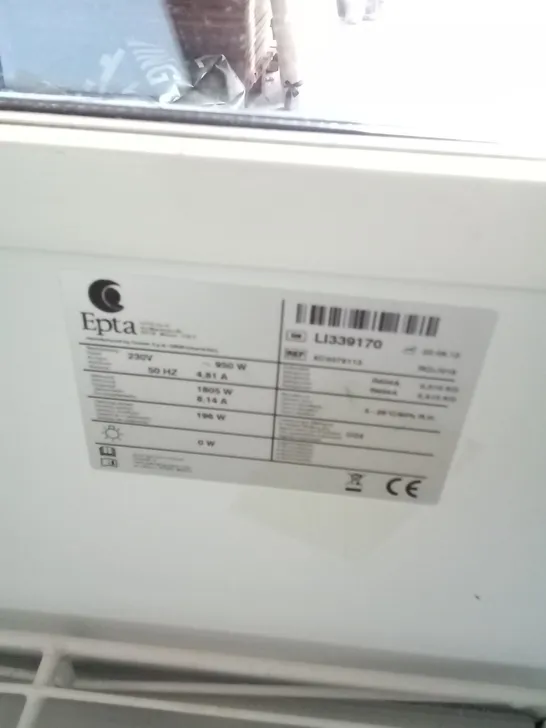 EPTA R404A SELF SERVE FREEZER