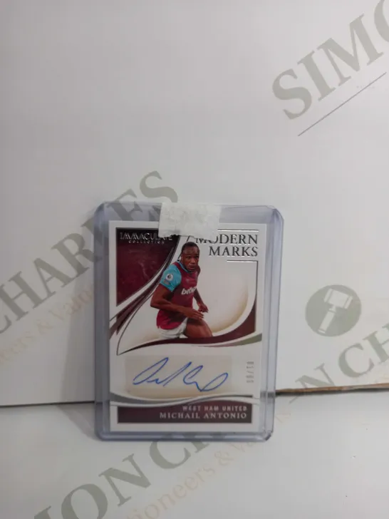 IMMACULATE MODERN MARKS MICHAIL ANTONIO SIGNED CARD