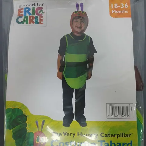 THE WORLD OF ERIC CARLE THE VERY HUNGRY CATERPILLAR COSTUME - SIZE 18-36 MONTHS