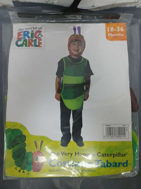 THE WORLD OF ERIC CARLE THE VERY HUNGRY CATERPILLAR COSTUME - SIZE 18-36 MONTHS