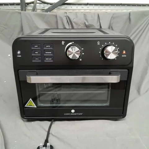 BOXED COOK'S ESSENTIAL 21-LITRE AIRFRYER OVEN IN BLACK