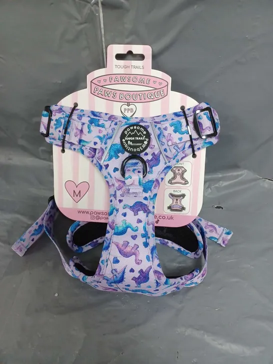 PAWSOME PAWS BOUTIQUE TOUGH TRAILS DOG HARNESS MEDIUM 