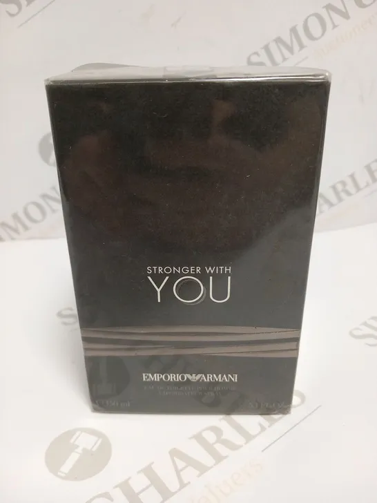 BOXED AND SEALED EMPORIO ARMANI STRONGER WITH YOU EAU DE TOILETTE 150ML 