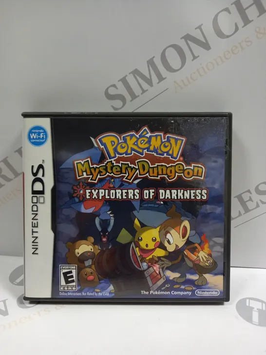 BOXED POKEMON MYSTERY DUNGEON EXPLORERS OF DARKNESS FOR NINTENDO DS