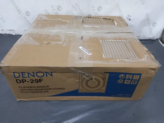 BOXED DENON DP-29F TURNTABLE