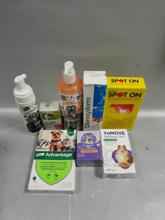 APPROXIMATELY 20 ASSORTED PET CARE & MEDICATION PRODUCTS  